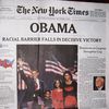 Barack Obama's Presidential Win, Covered
